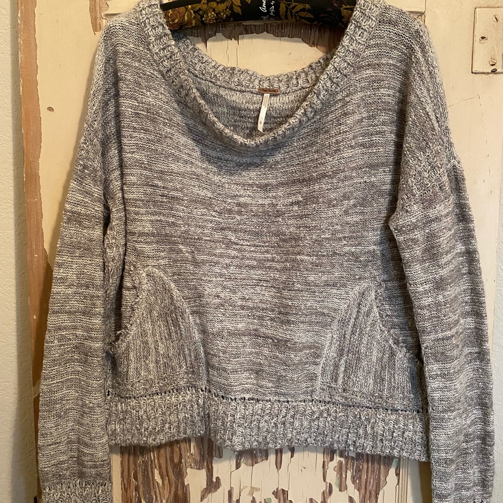 Free People Crop Sweater